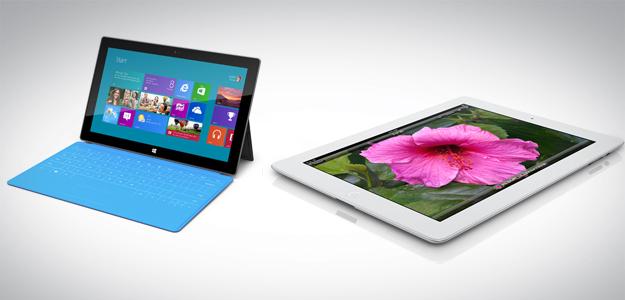Apple iPad vs Microsoft SurfaceMicrosoft 
