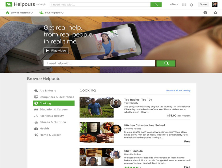 Google Helpouts