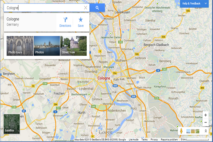 Latest Google maps updates
