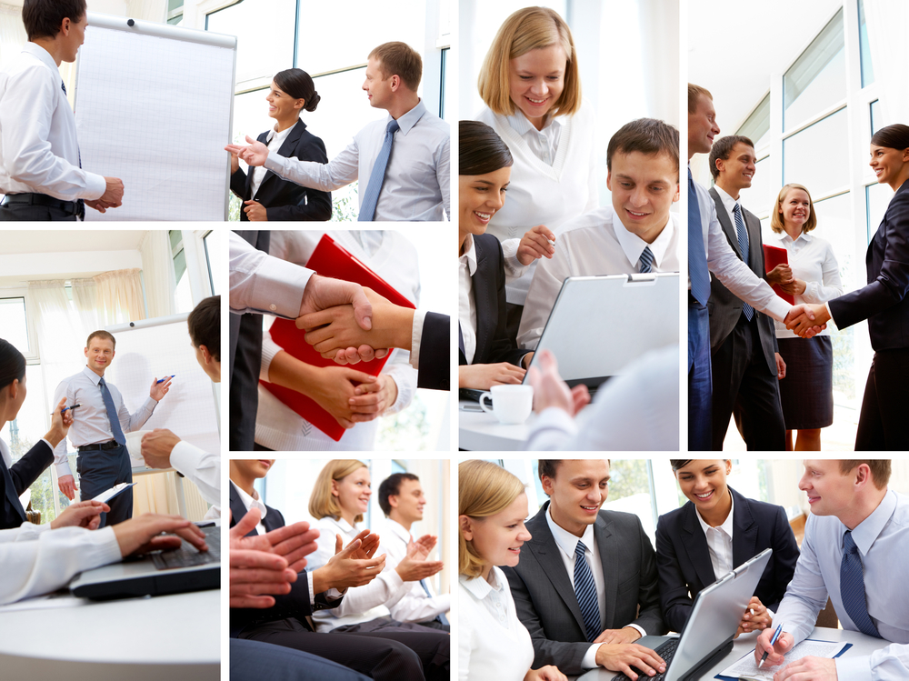 Business presentation of an IT product